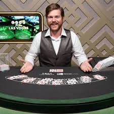 Lightning Baccarat live dealer studio setup with HD cameras and professional table